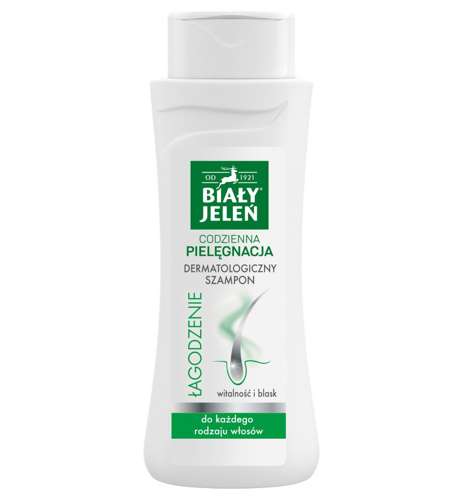 Biały Jeleń - Dermatologiczny Szampon do Włosów i Skóry Głowy ŁAGODZENIE 300ml 5900133020324