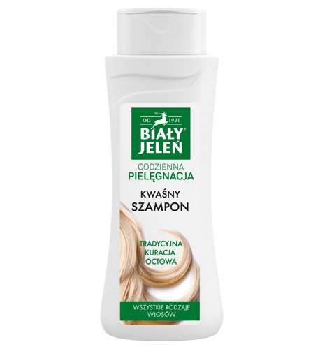 Biały Jeleń - SZAMPON / SZAMPON do włosów kwaśny KURACJA OCTOWA 300ml 5900133020409