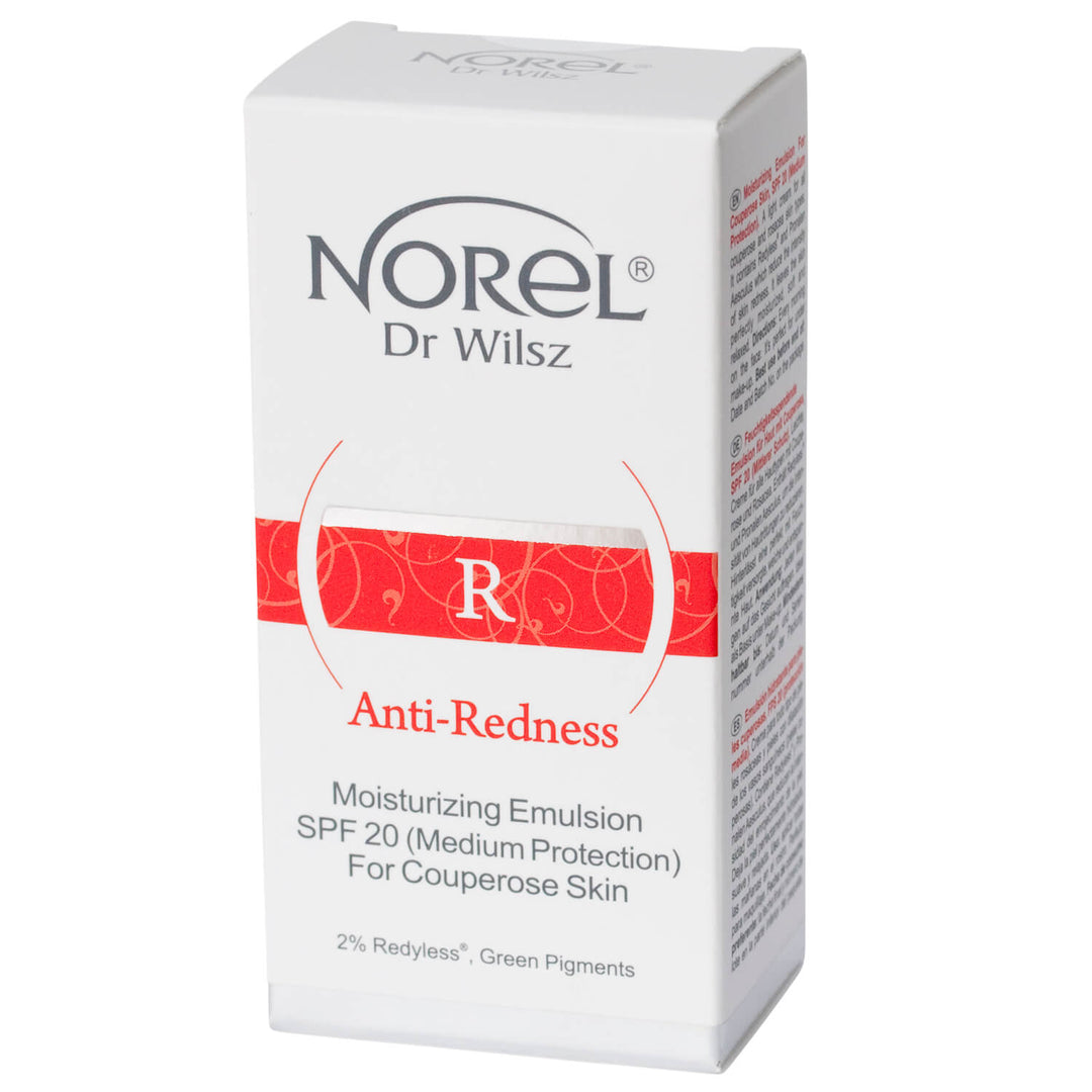 Norel Anti Redness Moisturizing Emulsion for Couperose Skin SPF 20 15ml