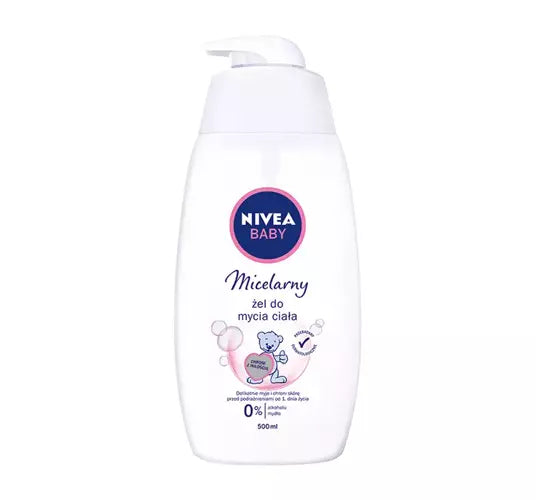 Nivea Baby - MICELLAR body wash gel from the first day of life / Micelarny żel do mycia ciała od 1 dnia życia 500 ml  5900017062501