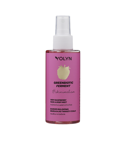 Yolyn - Face & Body Mist RASPBERRY / MGIEŁKA do twarzy i ciała MALINA 200 ml 5901785007930