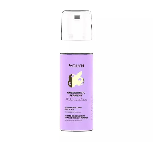 Yolyn - Yolyn Greenbiotic Ferment Berry Berry Lady Face Foam / Pianka do mycia twarzy BORÓWKA 150 ml 5901785007961