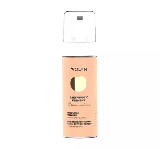 Yolyn - Greenbiotic Ferment Peach Vibes Face Foam / Pianka do mycia twarzy BRZOSKWINIA 150 ml 5901785008029