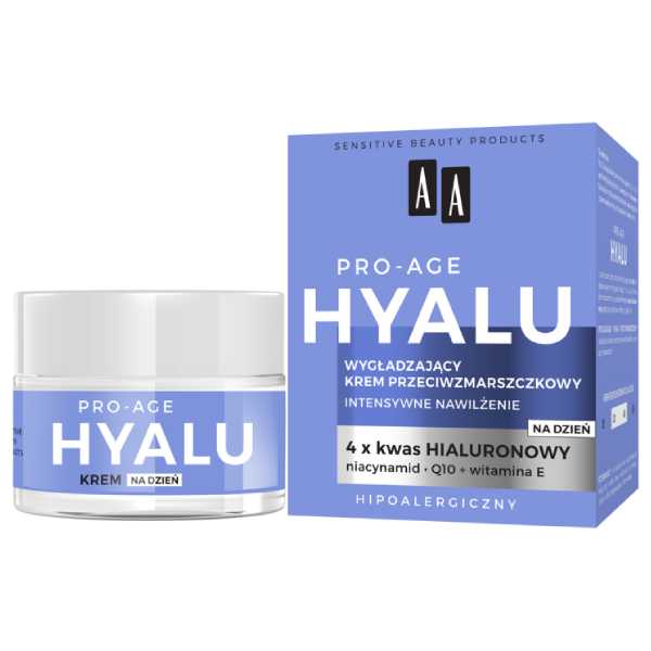 AA - Hyalu Pro-Age - Krem przeciwzmarszczkowy wygładzający na dzień 50 ml 5900116083735