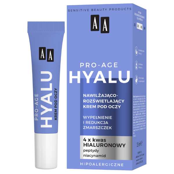 AA Oceanic - Pro-Age Hyalu - Nawilżający i rozjaśniający KREM POD OCZY 15 ml 5900116083759 