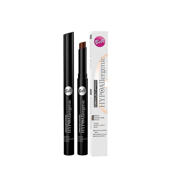 Bell - HypoAllergenic - Brow Modeling Stick Wosk do brwi 02 BRĄZOWY 5902082503279