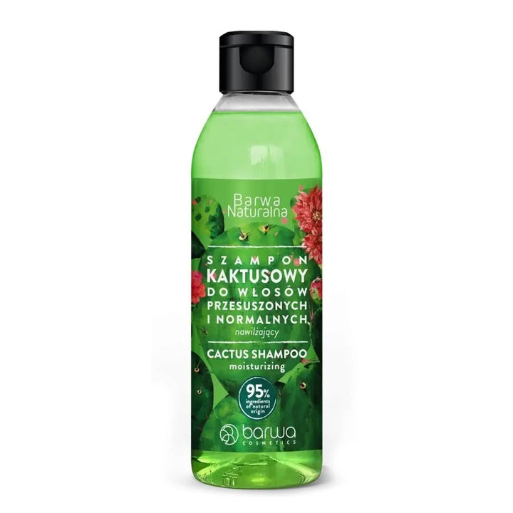 Barwa - Naturalna - Nawilżający SZAMPON DO WŁOSÓW CACTUS 300ml 5902305004668