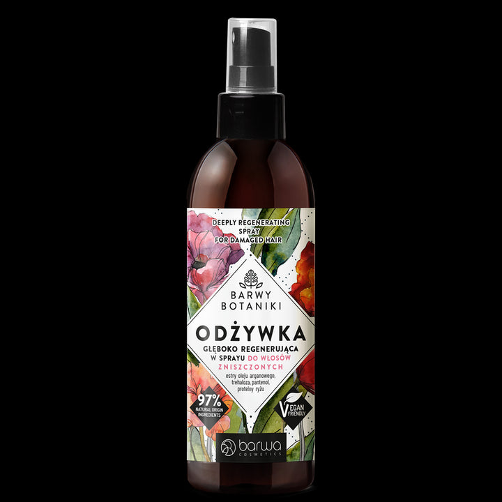 Barwa - Barwy Botaniki - Głęboko regenerująca ODŻYWKA do włosów w sprayu 250 ml 5902305001711