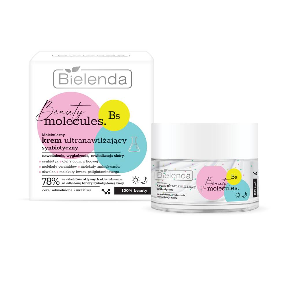 Bielenda Beauty Molecules Ultra nawilżający krem ​​synbiotyczny 50ml