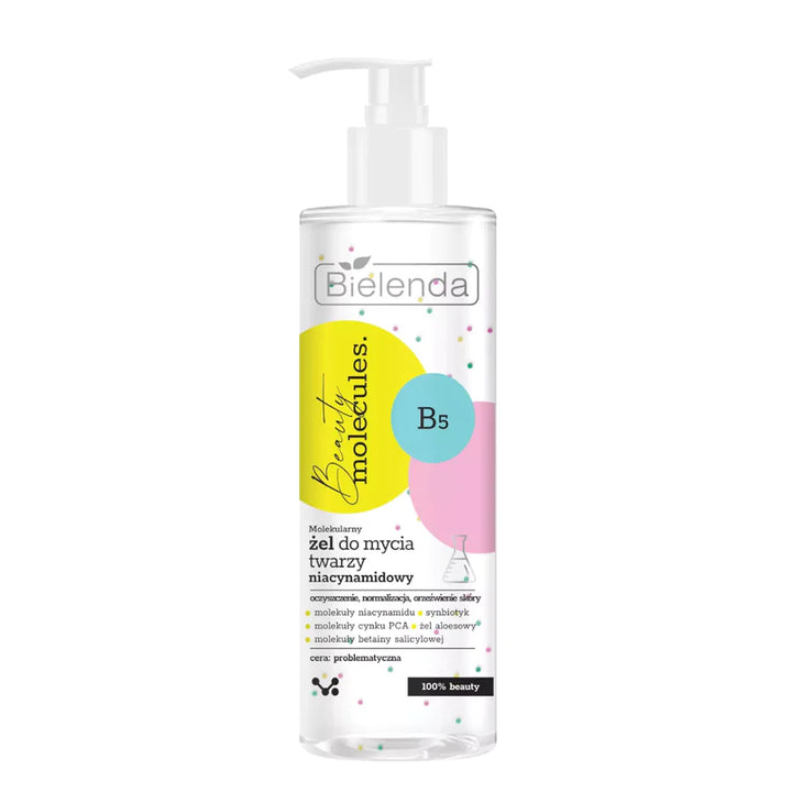 Bielenda Beauty Molecules Molecular Niacinamide Face Wash Gel 195g