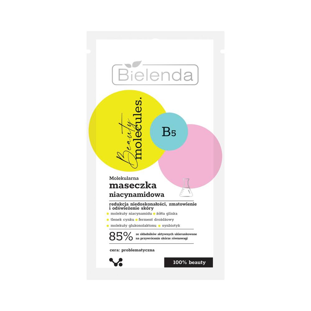 Bielenda Beauty Molecules Molecular Niacinamide Mask 8g 