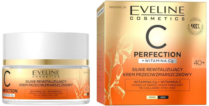 Eveline - C-PERFECTION - Silnie rewitalizujący krem ​​przeciwzmarszczkowy 40+ 50 ml 5903416037170 