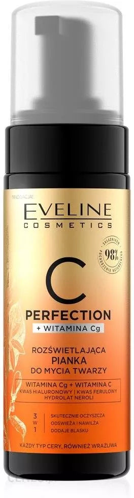 Eveline - C-PERFECTION - Illuminating facial cleansing foam with vitamin C 150 ml 5903416037231