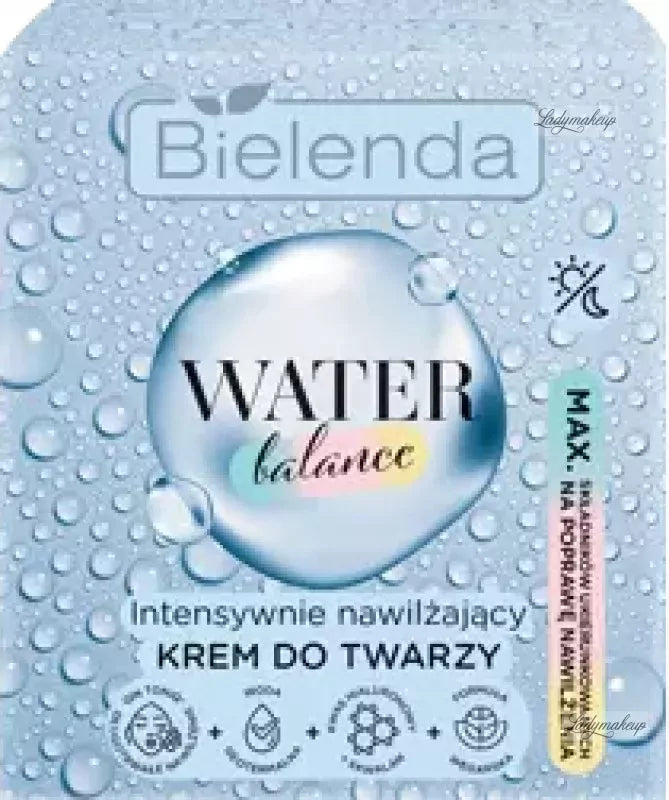 Bielenda Water Balance Intensywnie Nawilżający Krem Do Twarzy 50ml