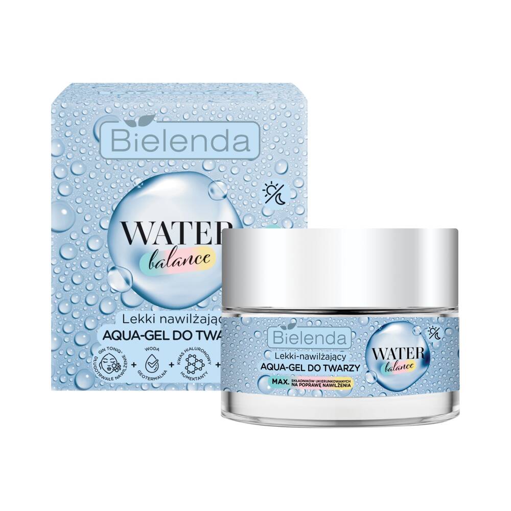 Bielenda Water Balance Light Moisturising Aqua-Gel For The Face 50g