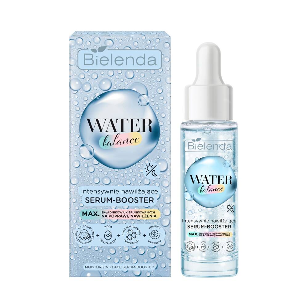 Bielenda Water Balance Intensywnie nawilżające serum-booster do twarzy 30g 