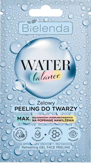 Bielenda Water Balance Żel do mycia twarzy 7g 