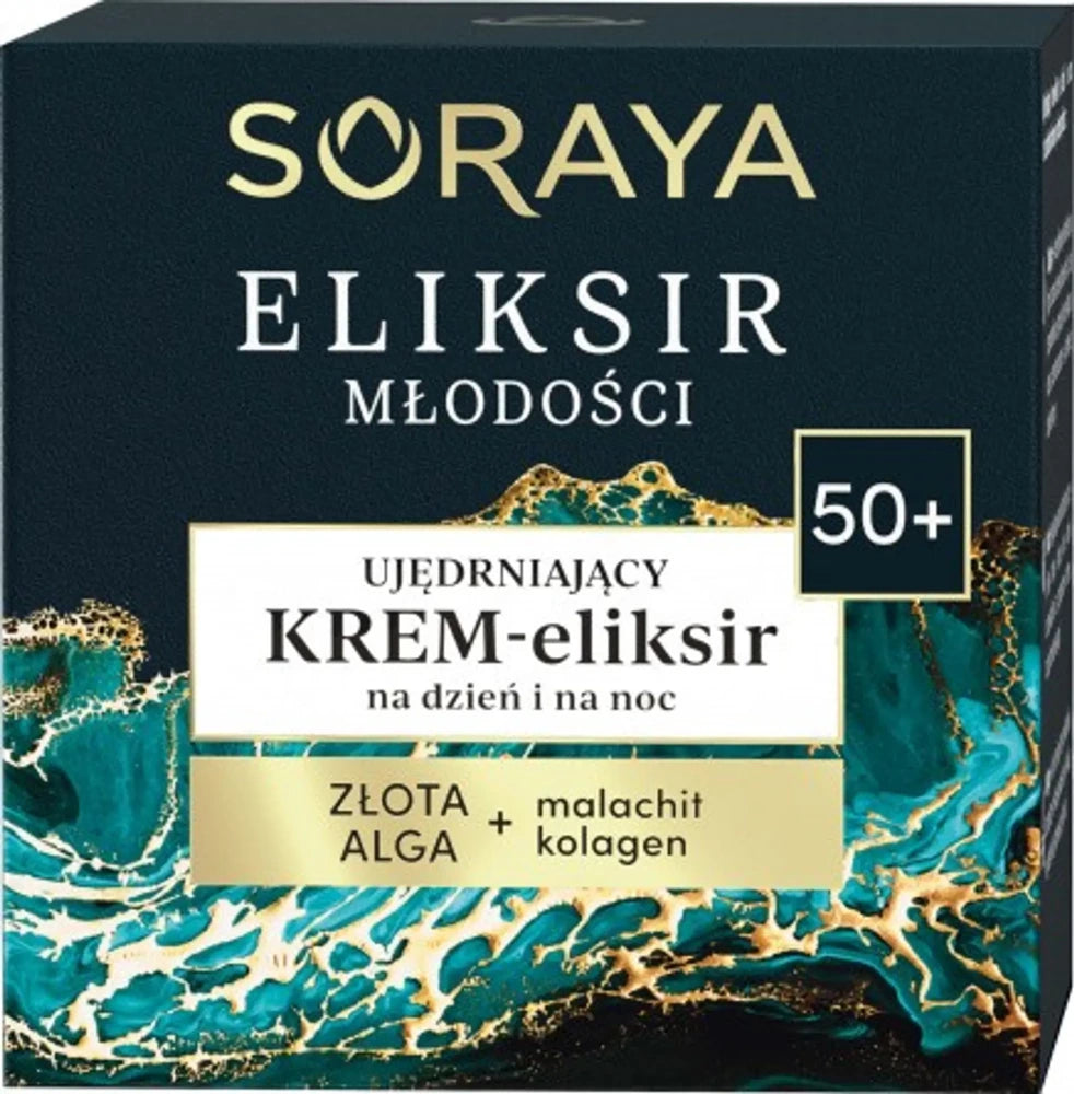 Soraya - Eliksir Młodości 50+ - Ujędrniający Krem-eliksir na dzień i noc 50ml 5901045087825