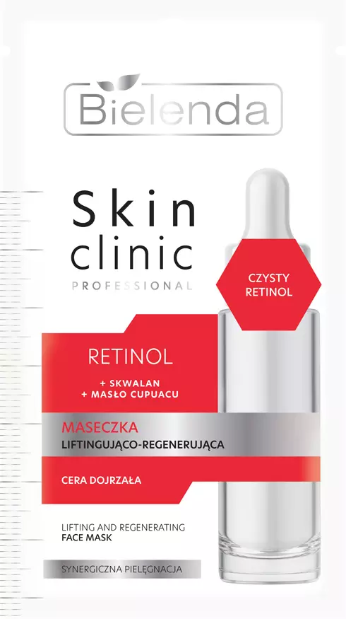 Bielenda Skin Clinic Professional Retinol Liftingująco-Regenerująca Maska 8g 