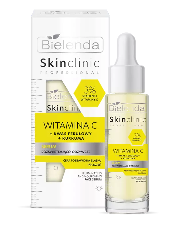 Bielenda Skin Clinic Professional Witamina C Rozjaśniające i Odżywcze Serum na Dzień 30ml 