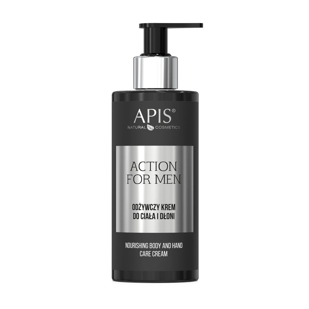 Apis Action for Men Odżywczy krem ​​do ciała i rąk 300ml