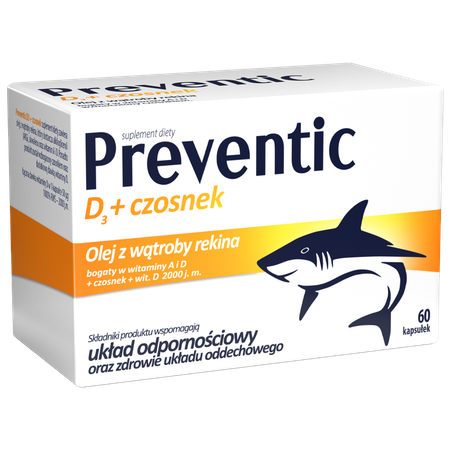 Preventic D3 Supports Capsules Immune System 60 Capsules