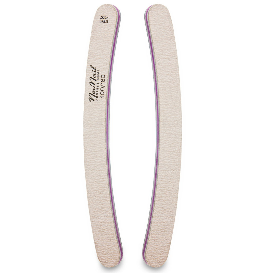 NeoNail Curved Nail File Grey 100/180