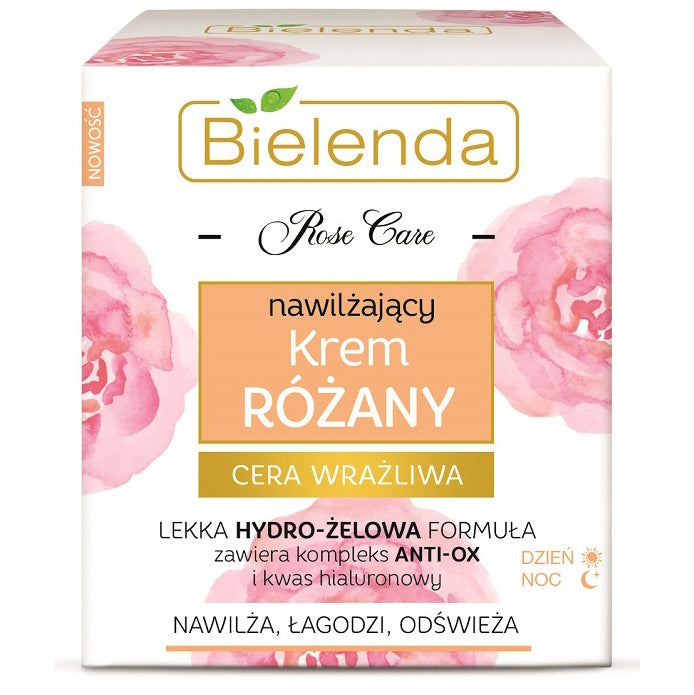 Bielenda Rose Care Nawilżający i kojący krem ​​na dzień i na noc 50ml