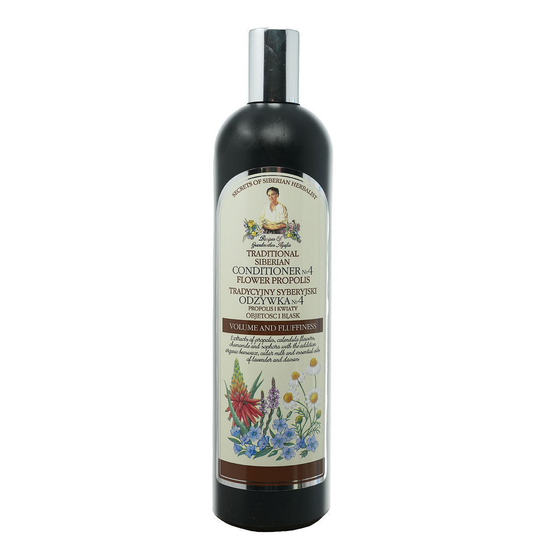 Granny Agafia's Recipes - Traditional Siberian hair CONDITIONER NO 4 FLOWER PROPOLIS preventing hair loss 550ml 4744183017481