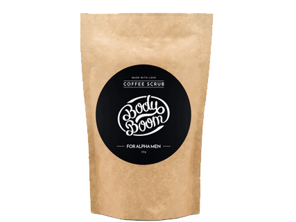 BodyBoom Alpha Male Coffee Body Scrub 100g