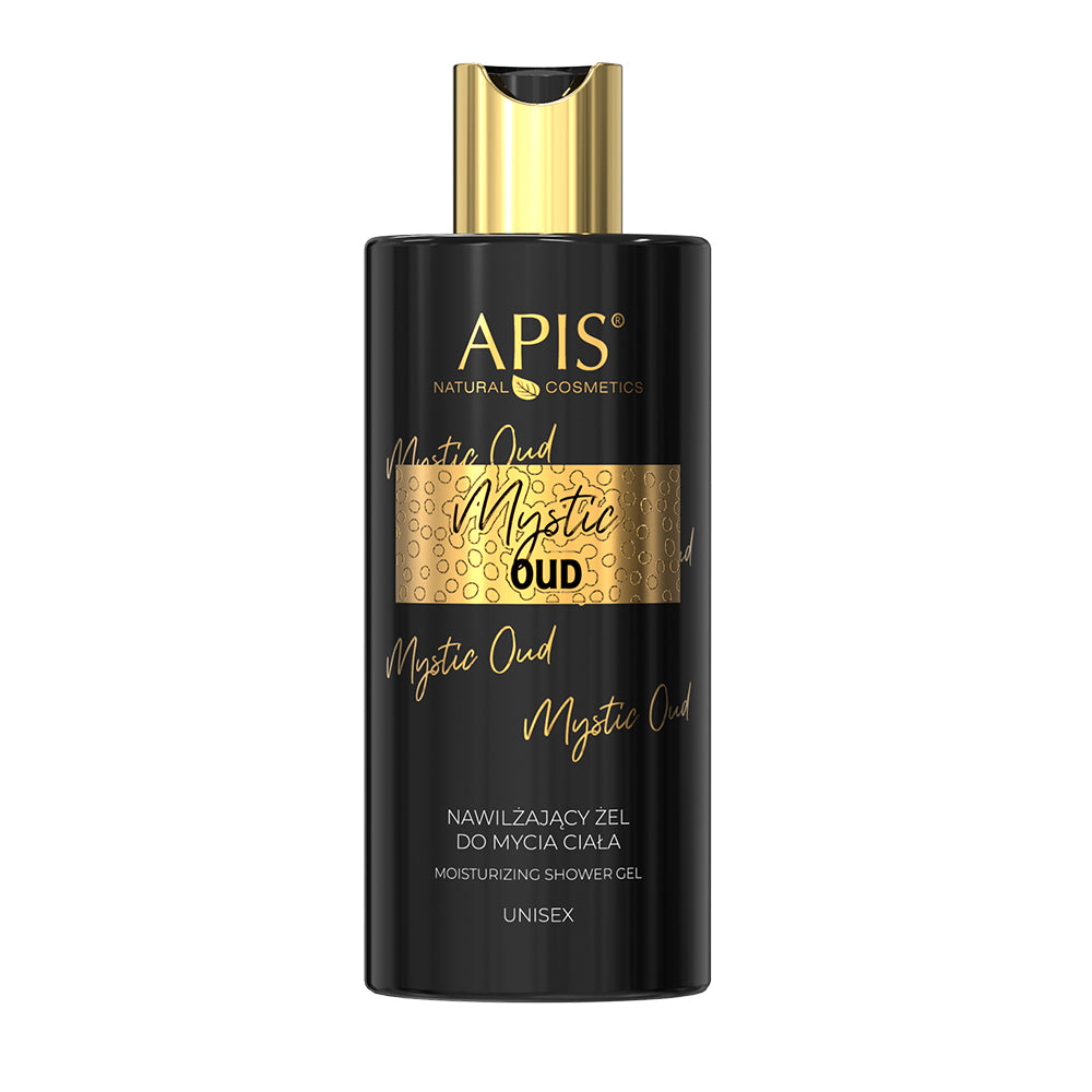 Apis Mystic Oud Nawilżający żel pod prysznic z kwasem hialuronowym i ekstraktem z lotosu 300ml