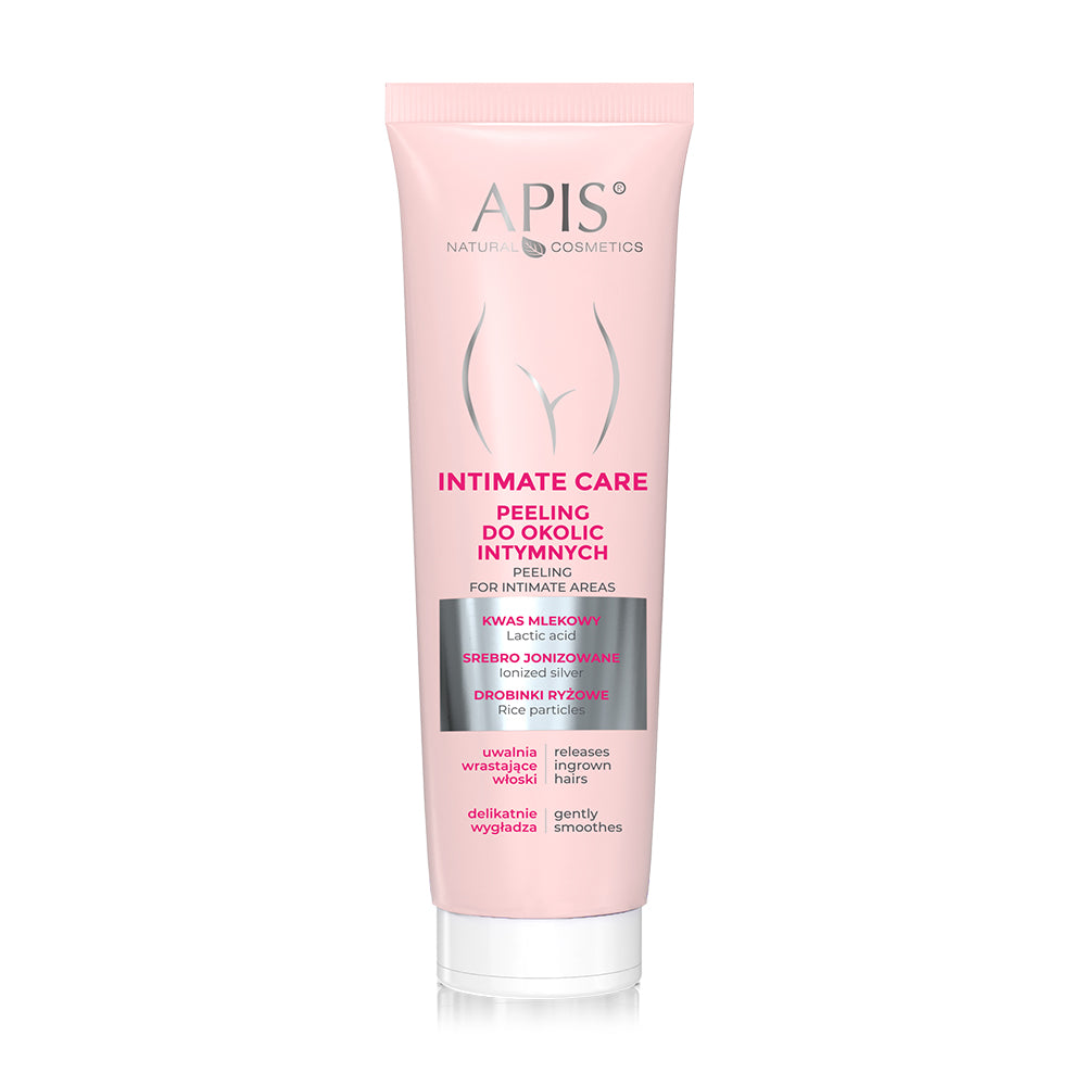 Apis Intimate Care Peeling do okolic intymnych z kwasem laktobionowym, jonizowanym srebrem i cząsteczkami ryżu 100ml