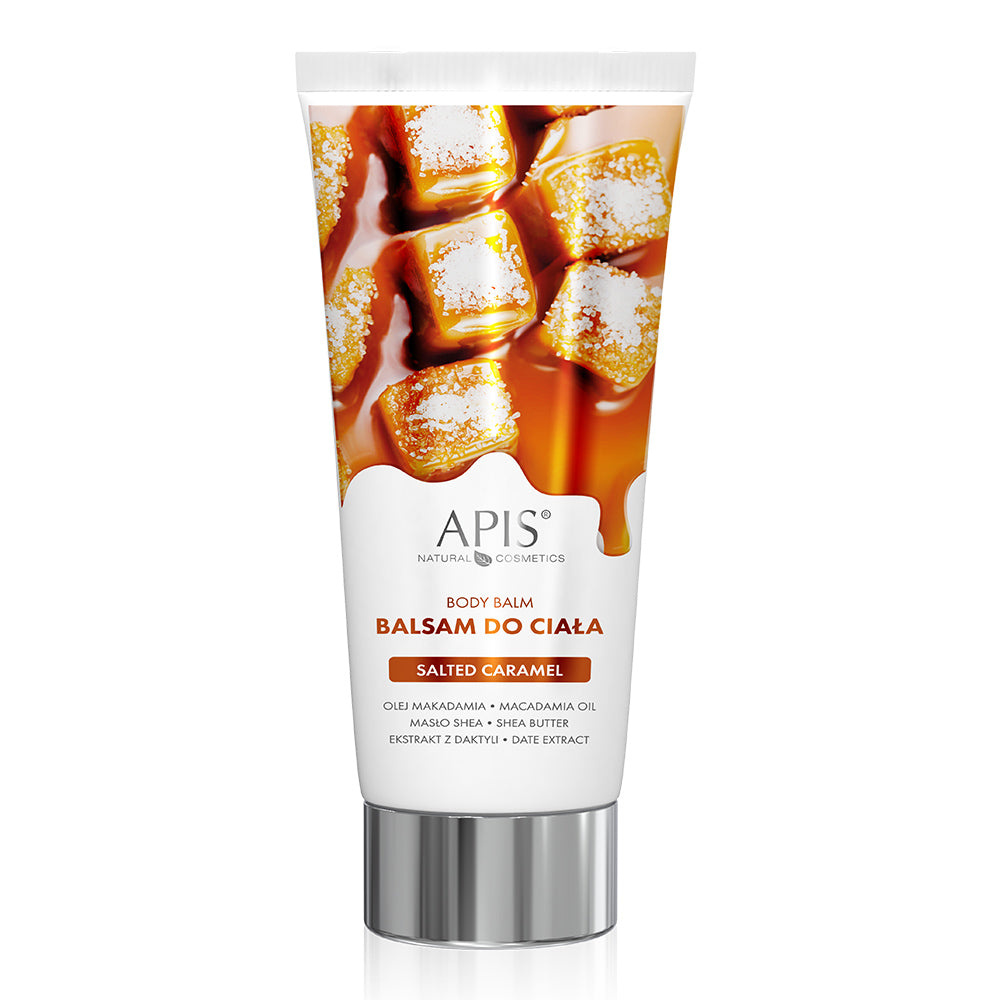 Balsam do ciała Apis Salted Carmel z olejem makadamia, masłem shea i ekstraktem z daktyli 200ml