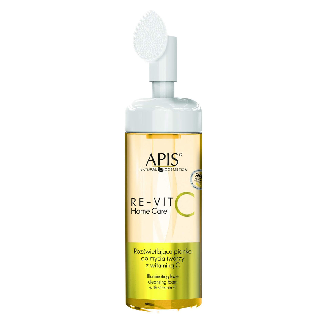 Apis Re-Vit C Rozświetlająca Pianka Oczyszczająca 150ml