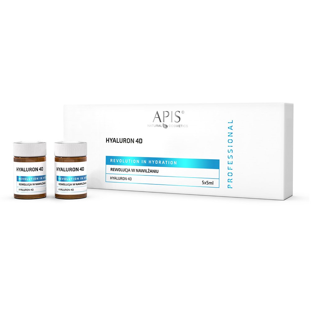 Apis Professional Revolution w nawilżaniu Hyaluron 4D 5x5ml