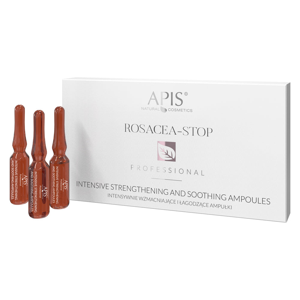 Apis Professional Rosacea Stop Intensywne Wzmacniające i Kojące Ampułki 10x3ml