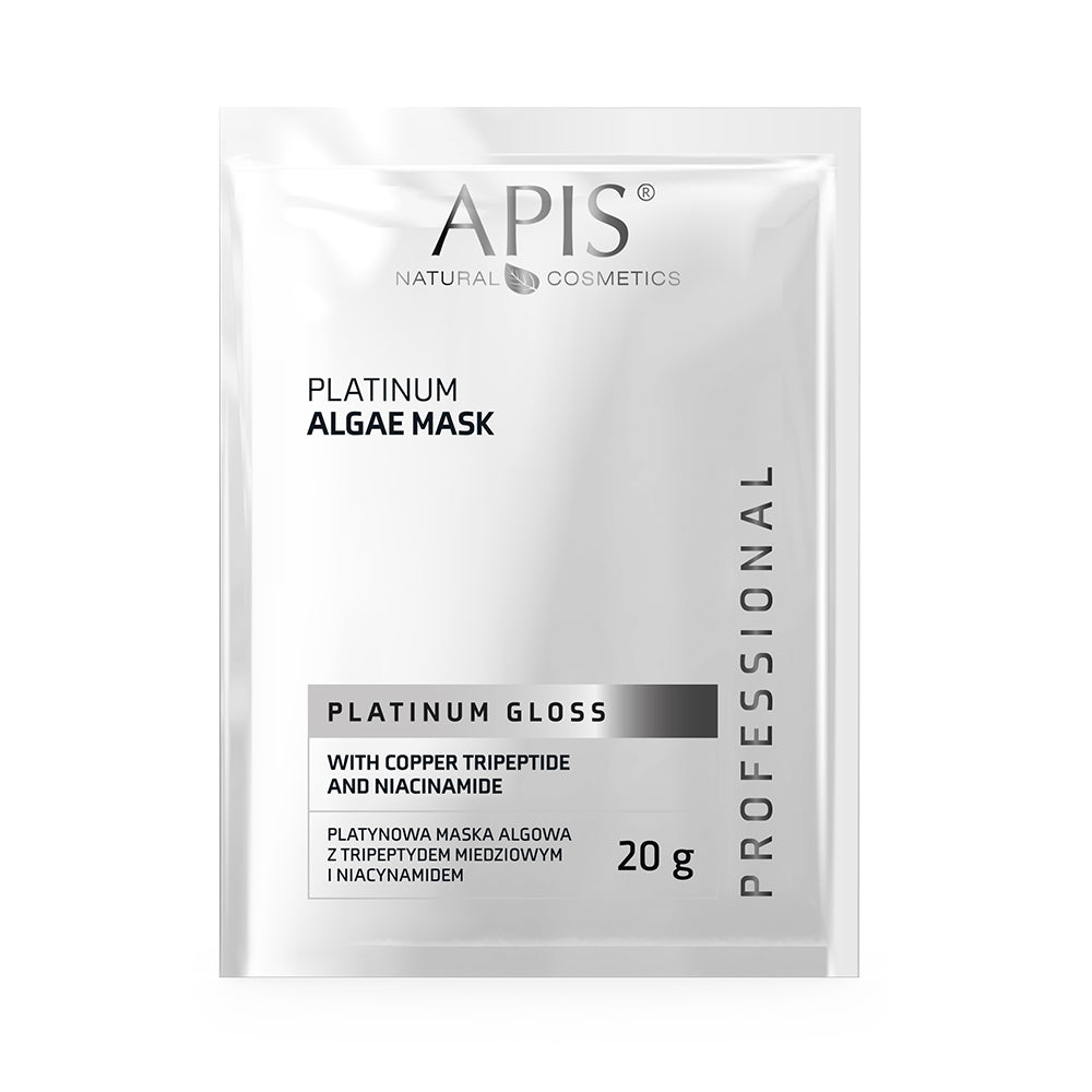 Apis Professional Platinum Gloss Algae Mask z Cooper Tripeptydem i Niacynaminą 20g