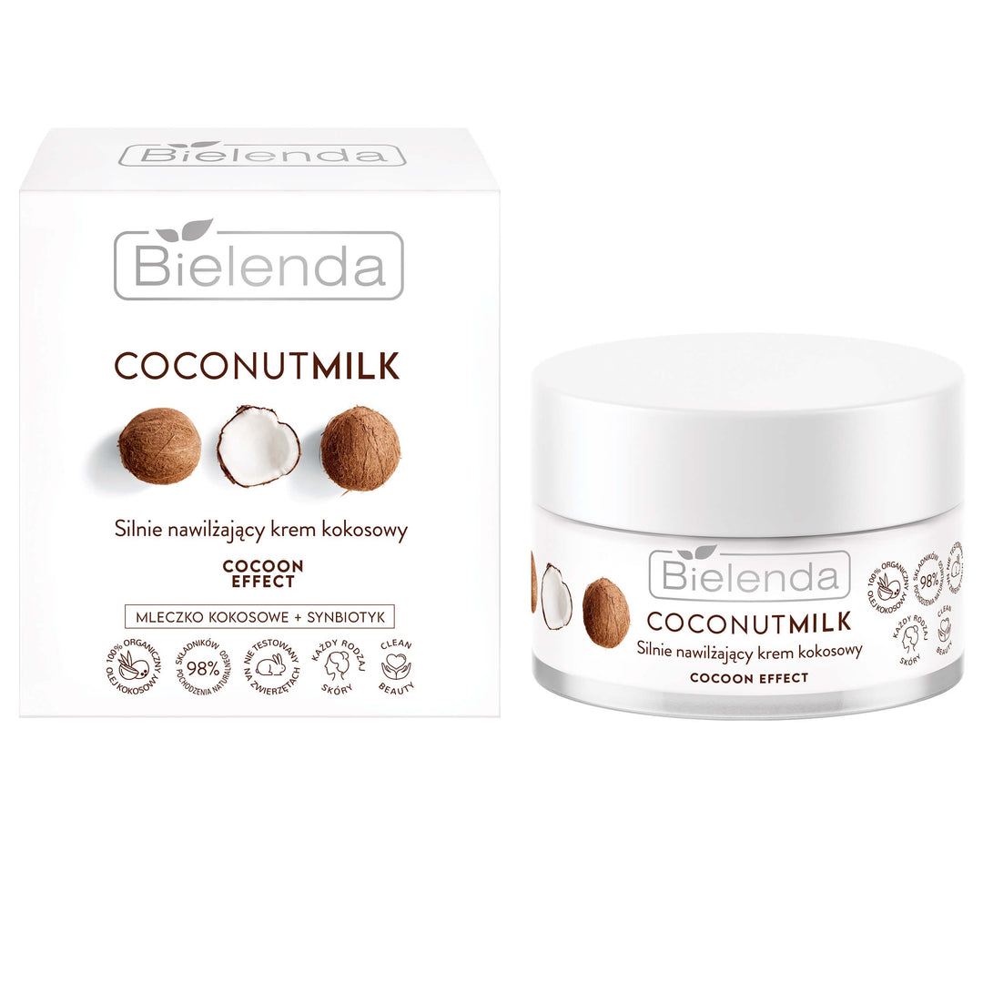 Bielenda Coconut Milk  Highly Moisturizing Cream with Cocoon Effect 50ml