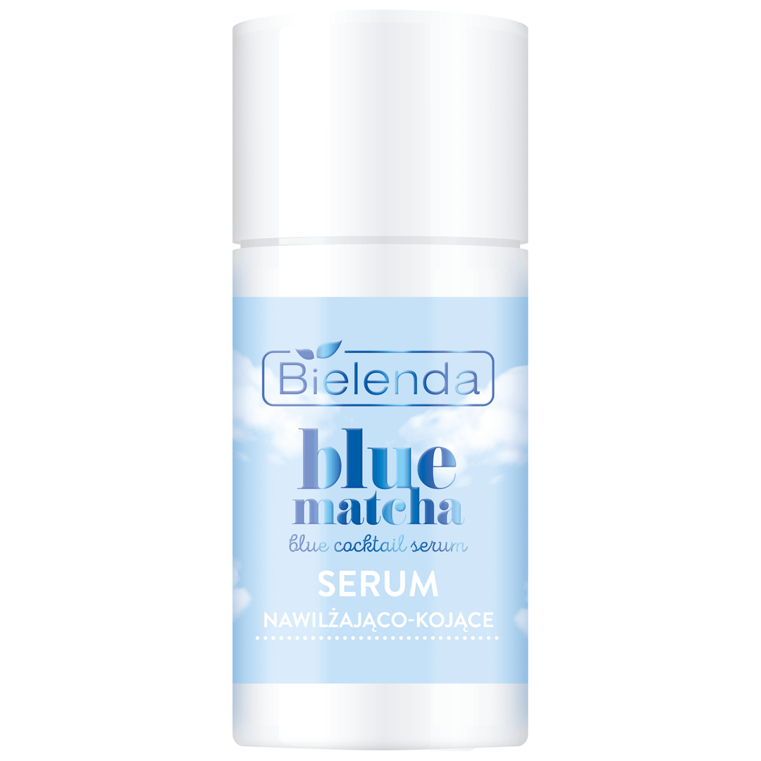 Bielenda Blue Matcha  Moisturizing and Soothing Cocktail Serum Vegan Formula 30ml