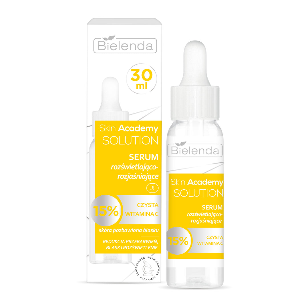 Bielenda Skin Academy Solution Rozjaśniające Serum z 15% Witaminą C 30ml