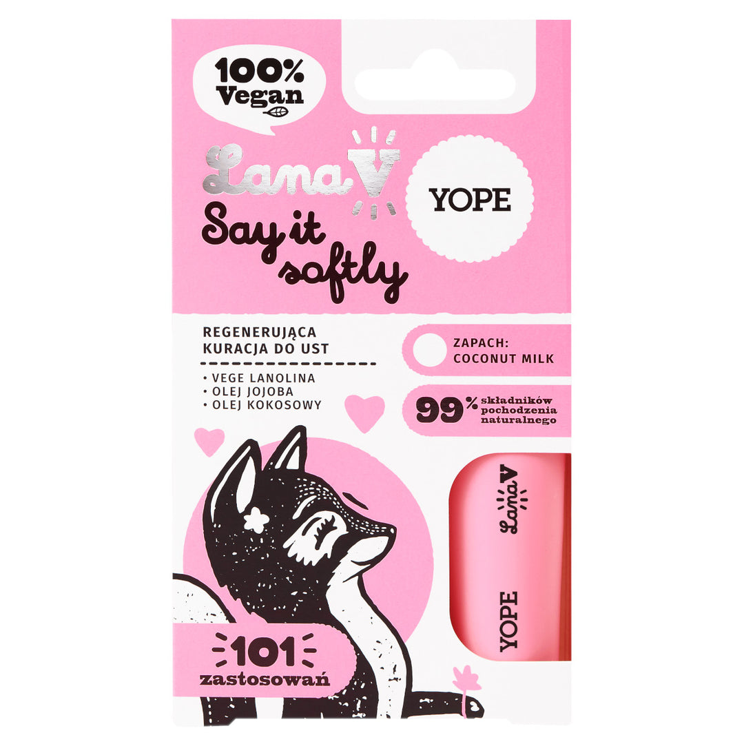 YOPE Lana V Regenerująca Kuracja do Ust SAY IT SOFTLY 5 g 5903760206185