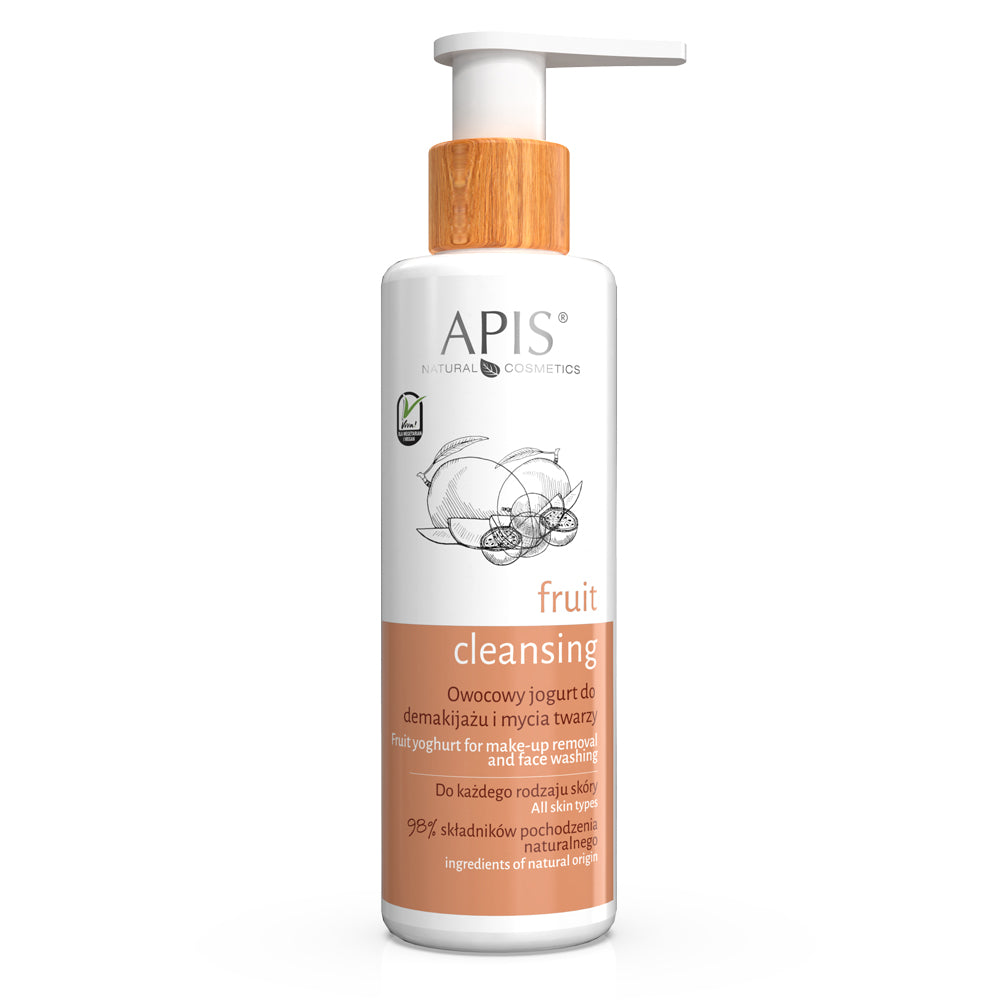 Apis Fruit Cleansing Yoghurt do demakijażu i mycia twarzy 150ml