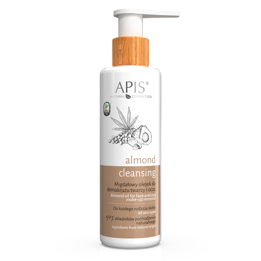 Apis Almond Cleansing Oil for Face and Eye Make up Removal 150ml