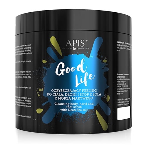 Apis Good Life Cleansing Body Hand Foot Scrub z solą z Morza Martwego 700g