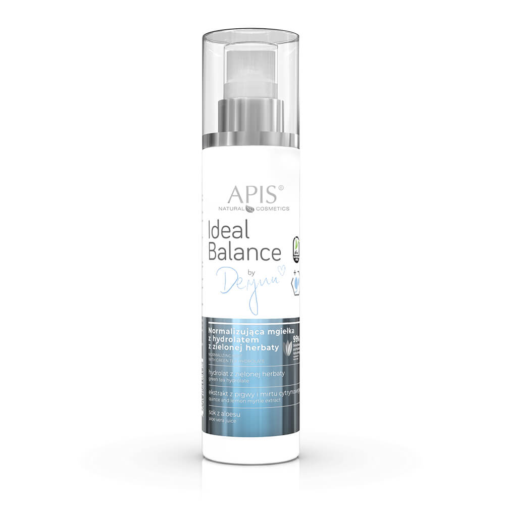 Apis Ideal Balance by Deynn Normalizing Mist z hydrolatem z zielonej herbaty 150ml