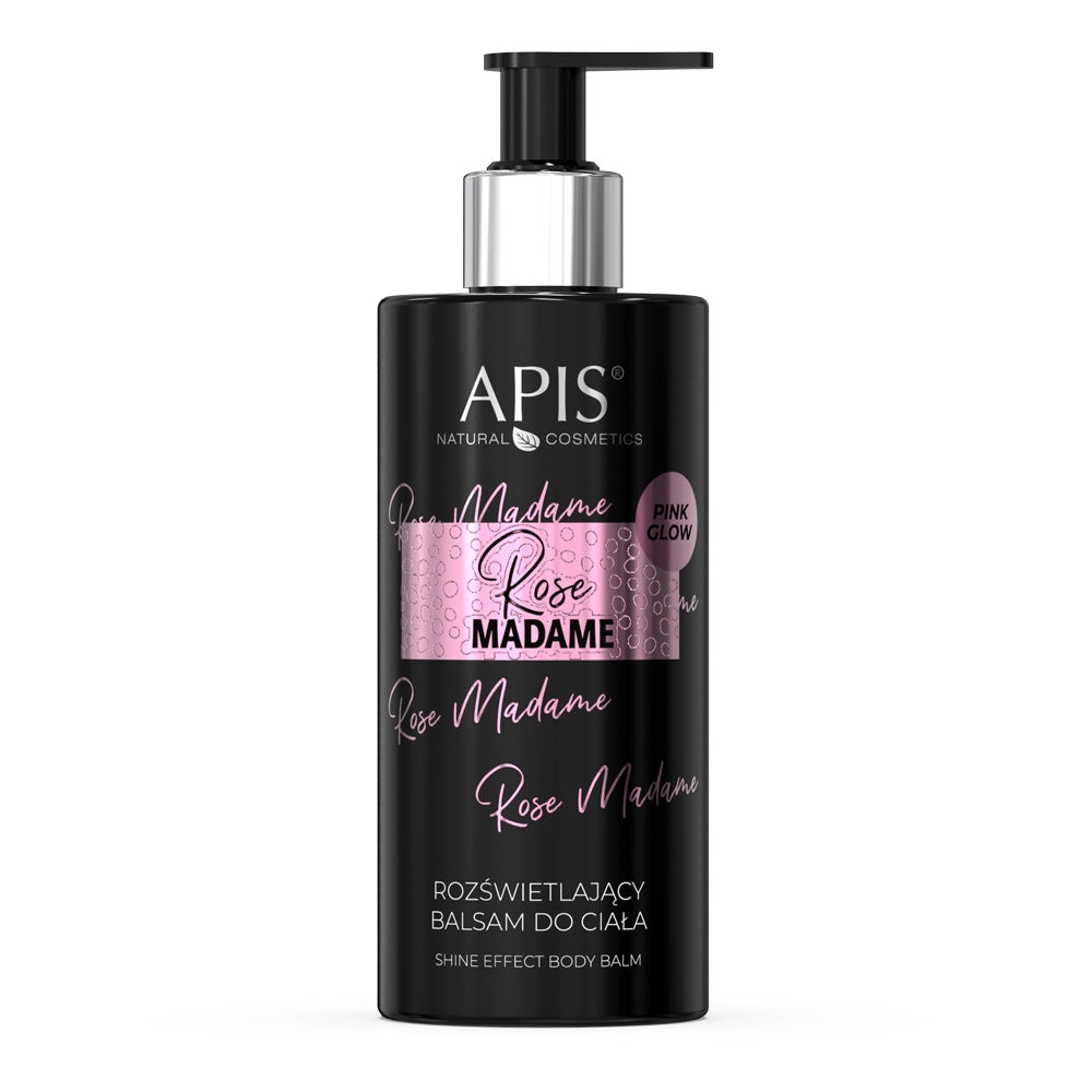 Apis Rose Madame Shine Effect Balsam do ciała z efektem różowego blasku 300ml