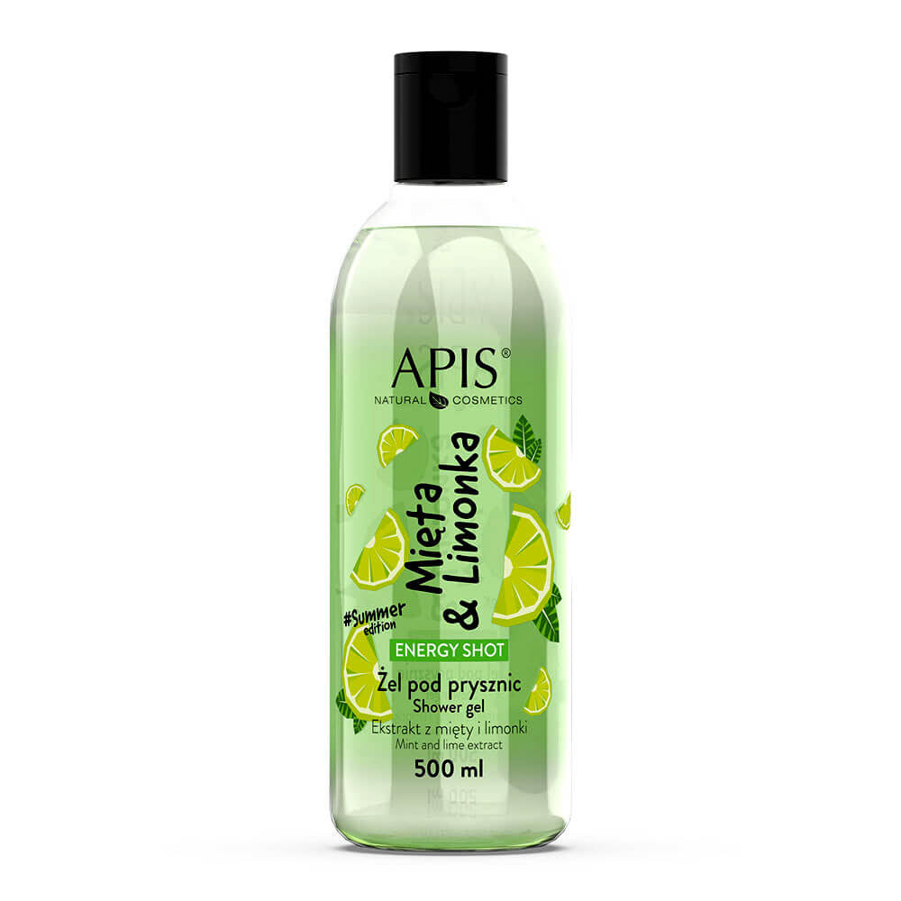 Apis Energy Shot Żel pod prysznic Mięta i Limonka 500ml