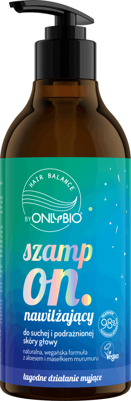 OnlyBio Hair Balance Moisturizing Shampoo for Dry and Irritated Scalp 400ml