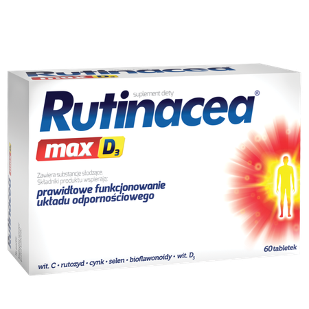 Rutinacea Max D3 Proper Functioning of the Immune System 60 Tablets