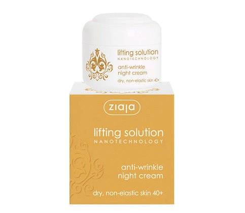 Ziaja - Lifting Solution 40+ - Anti-wrinkle NIGHT cream for mature skin 50ml 5901887005032